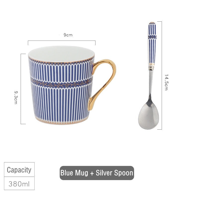 Ever Coffee Mug with teaspoon