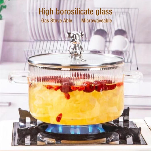 Keena glass cooking pot