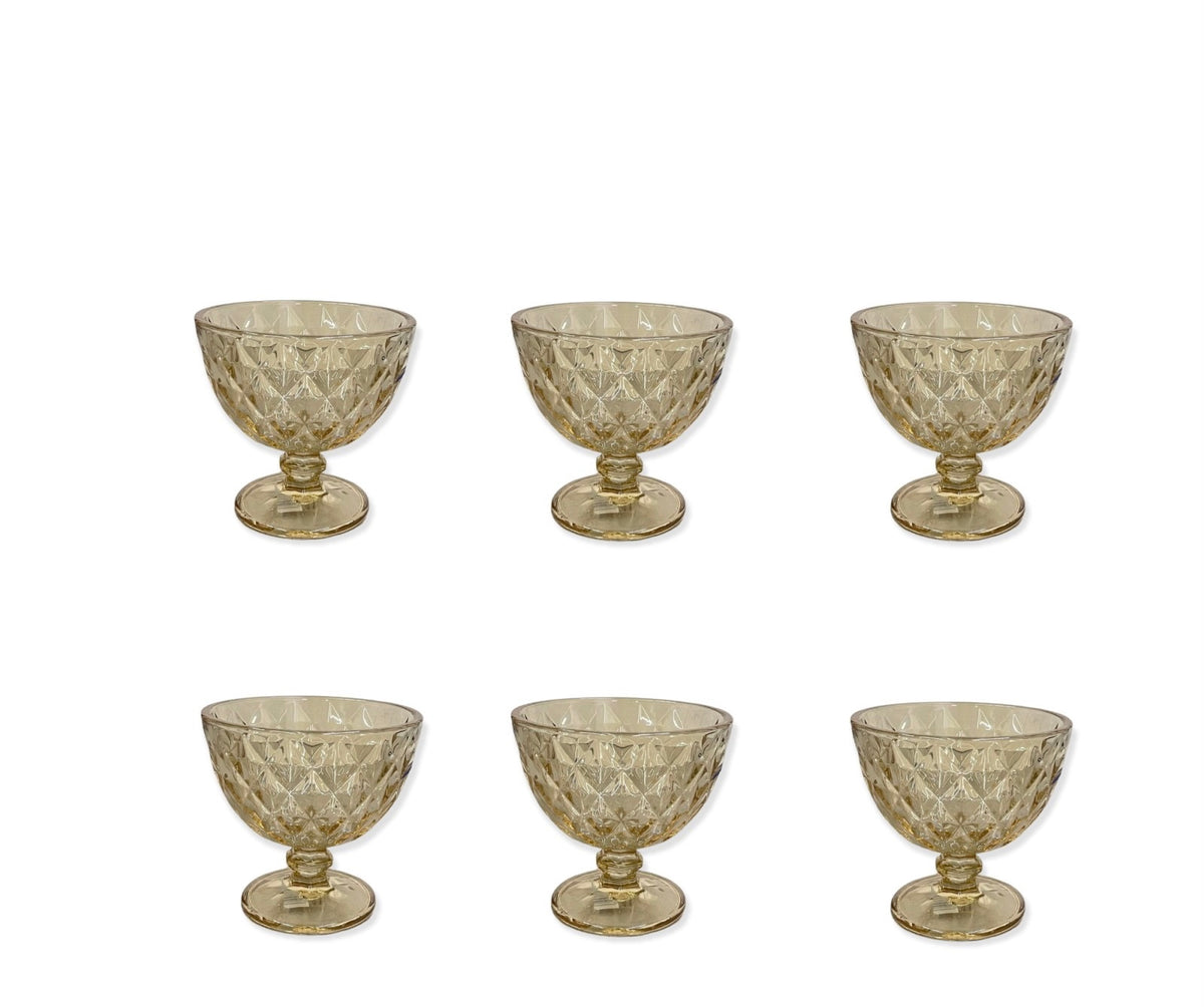 Via 6pc-dessert goblet