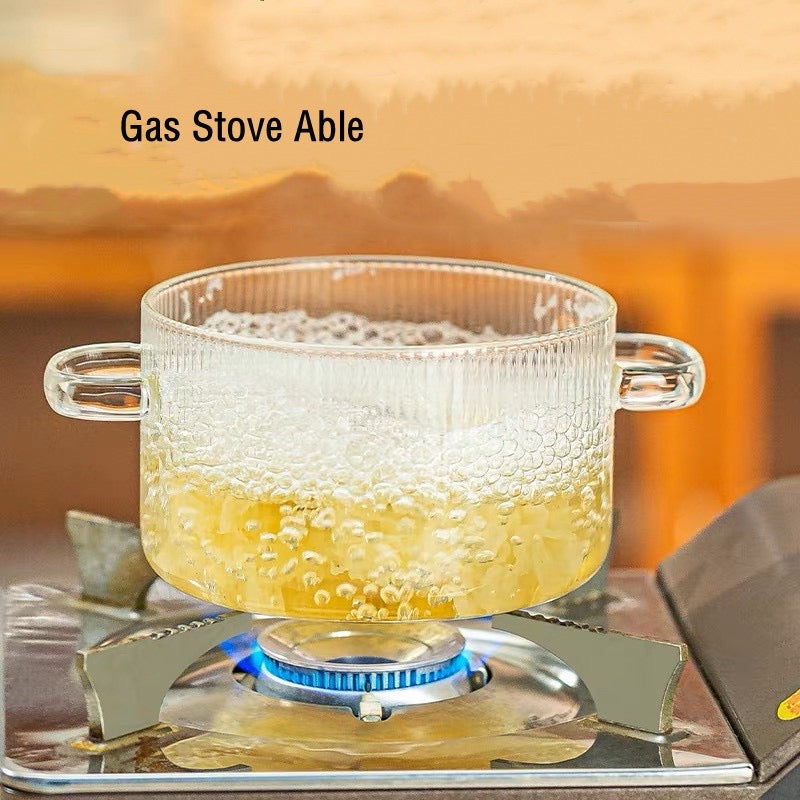 Keena glass cooking pot