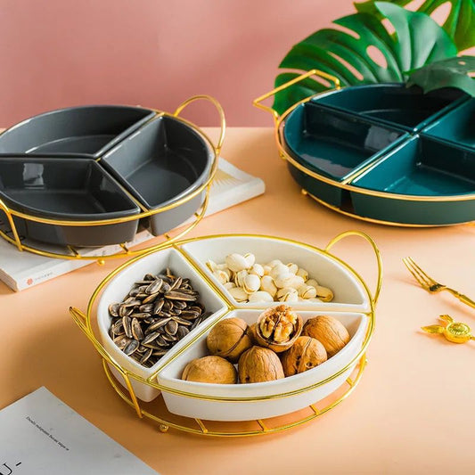 Teo Round Snack Tray