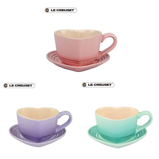 LC heart cup and saucer