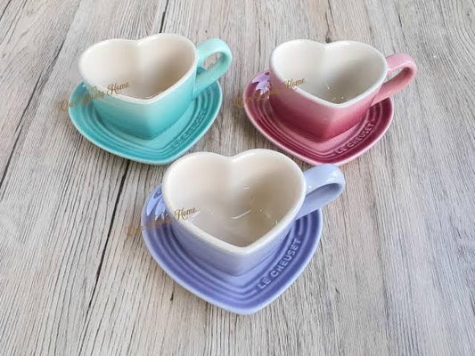 LC heart cup and saucer