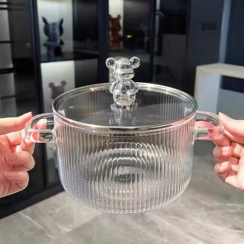 Keena glass cooking pot