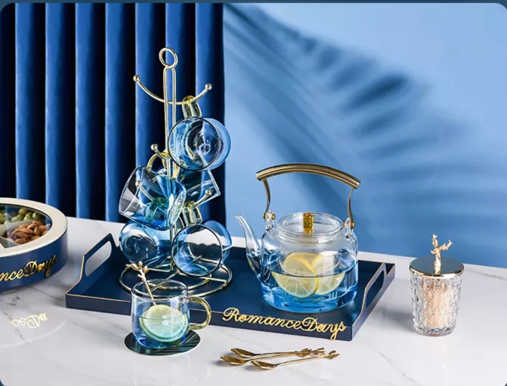 Xena Glass Tea Set